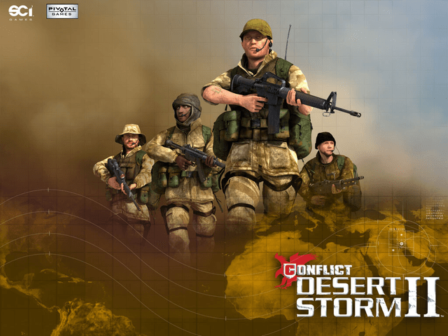 Conflict: Desert Storm II back cover for Xbox